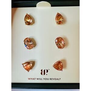 Brand New Bomb Party Studs of Stule Smoker Topaz CZ Earrings